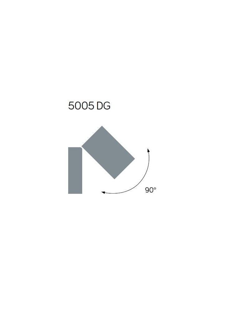 SU-MA MINI 1xGU10 Wall lamp IP54 5005 DG
