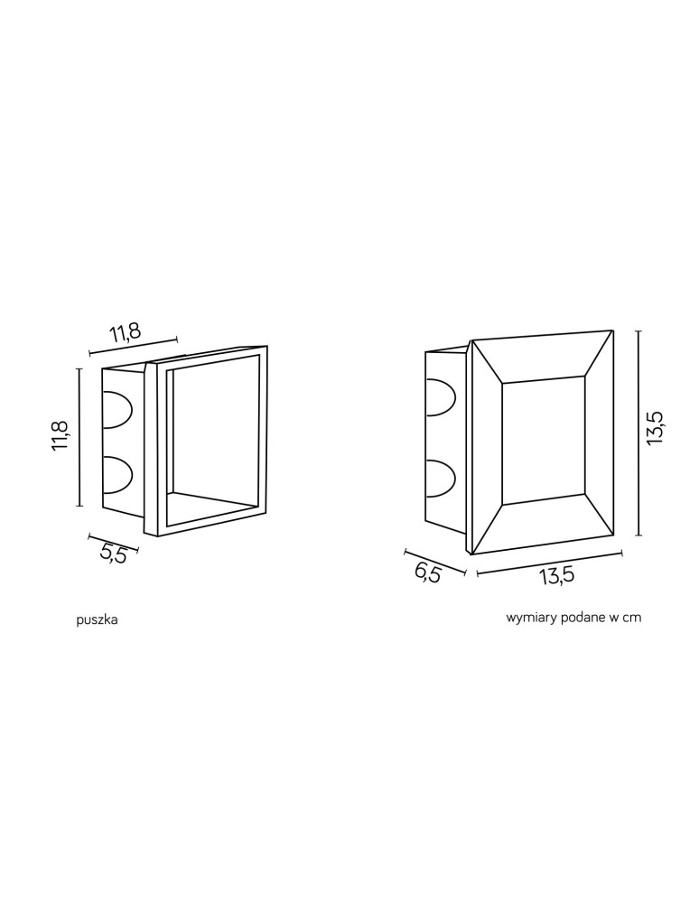 SU-MA MUR LED INOX 195lm 3000K For built-in IP65 D-04 SU-MA MUR LED INOX 195lm 3000K For built-in IP65 D-04