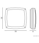 SU-MA NEX Ceiling 2xE27 Black 91022-BL