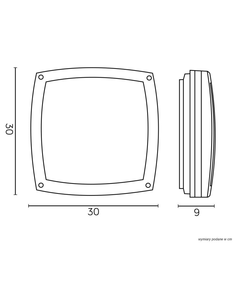 SU-MA NEX Ceiling 2xE27 Black 91022-BL