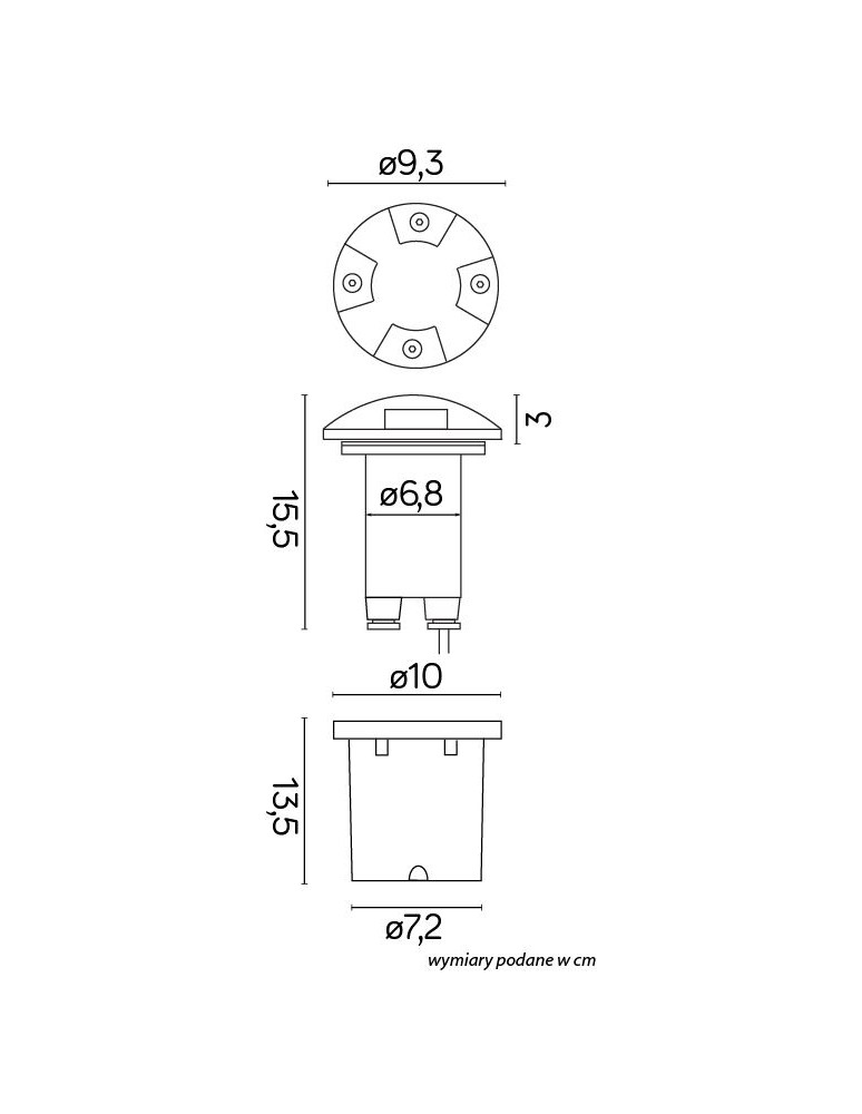 SU-MA Pabla 2725 E IP67 GU10 1 x max 35 W, 230 V