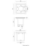 SU-MA PABLA 1xGX53 Ingress Protection IP67 M4030
