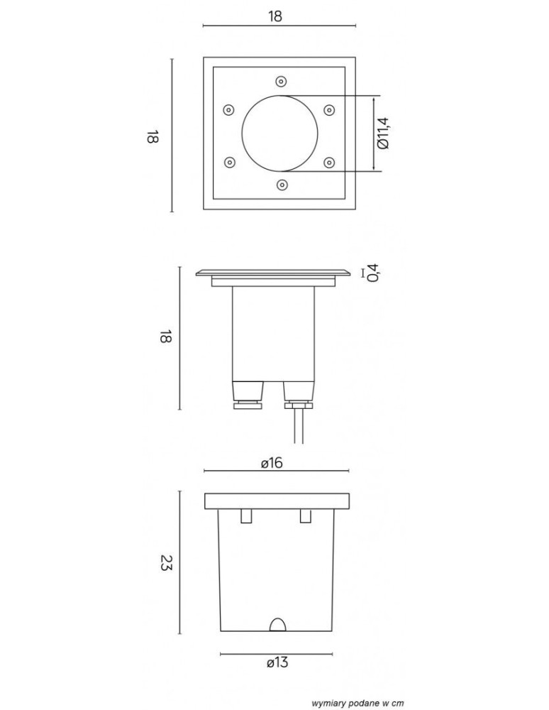 SU-MA PABLA 1xGX53 Ingress Protection IP67 M4030