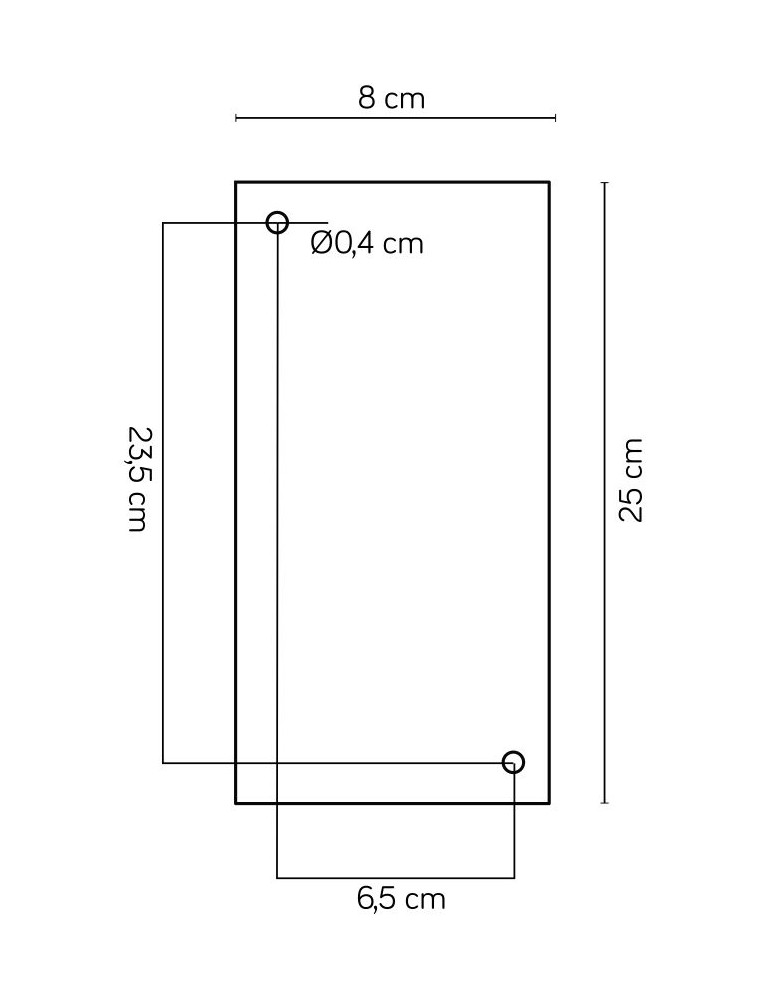 SU-MA Porto 1xE27 Black Wall lamp M1976