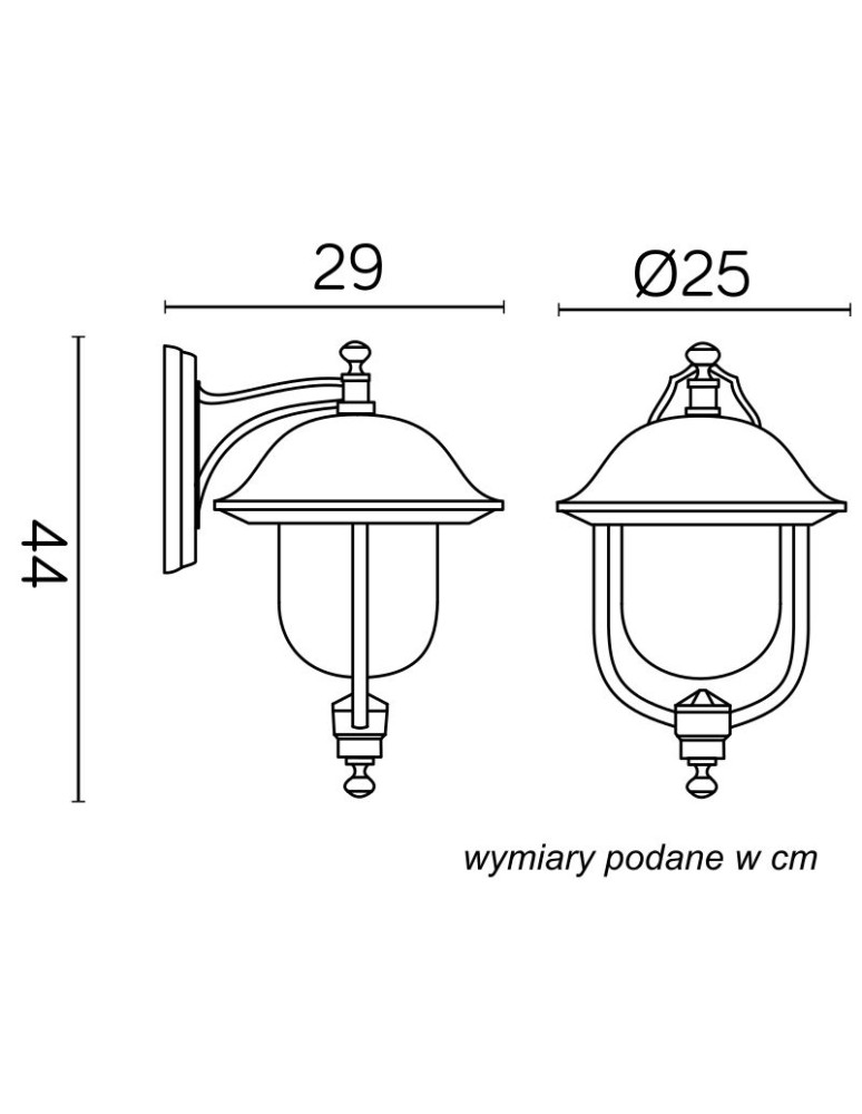 SU-MA Prince K 3012/1/O d Wall lamp.