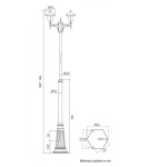 SU-MA Prince E27, 2x60W, 230V OGMWN 2 O