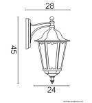 SU-MA Retro Classic K 3012/1/D d Wall lamp.