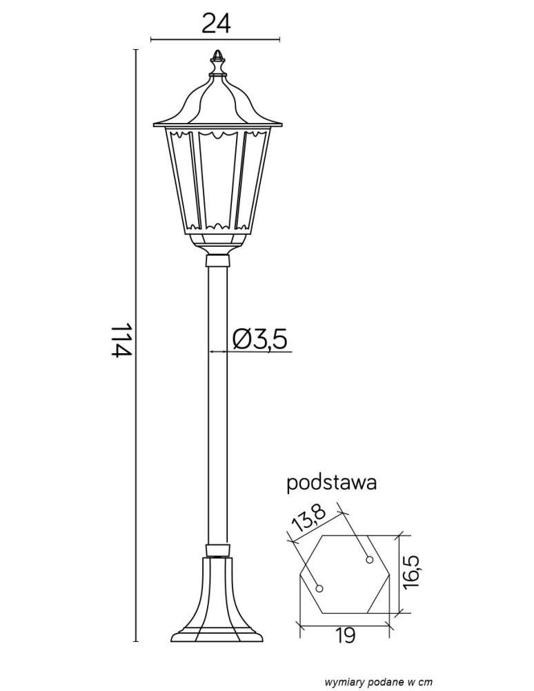 SU-MA Retro Classic K 5002/2 IP43 E27, 1 x 60 W, 230 V