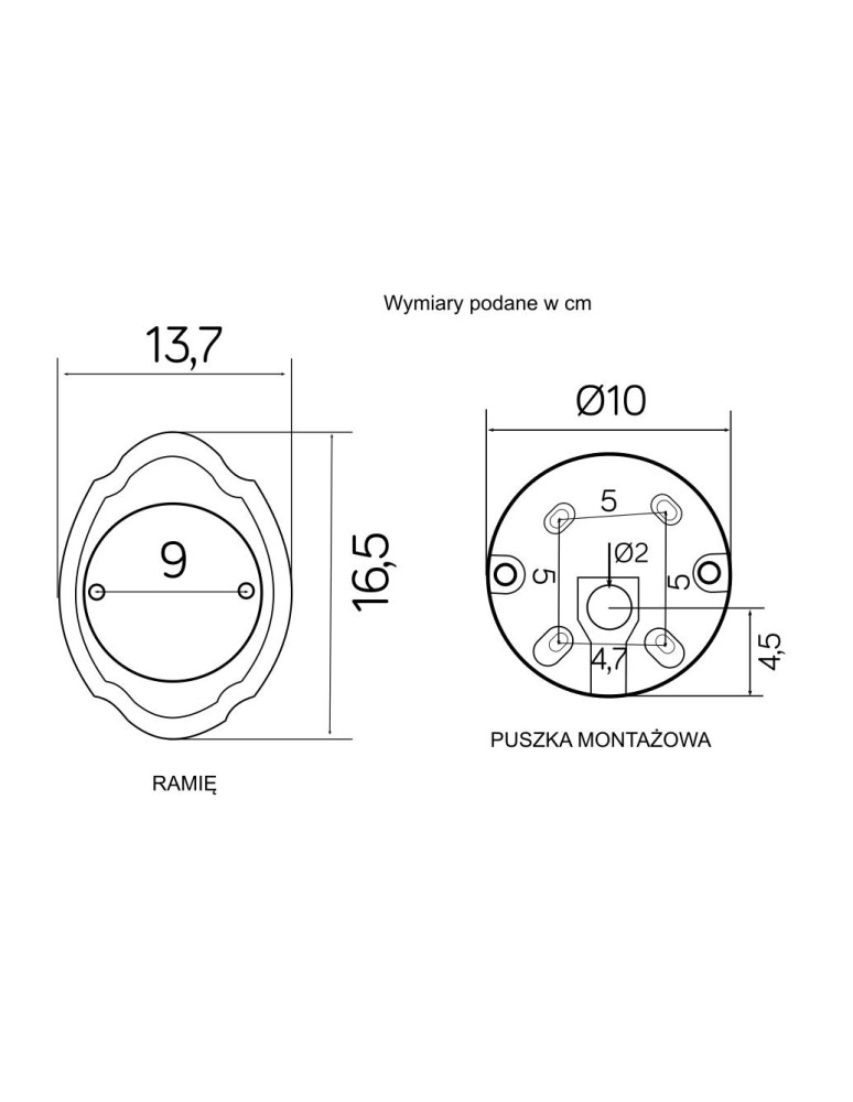 SU-MA Retro Maxi K 3012/1/BD d Wall lamp.
