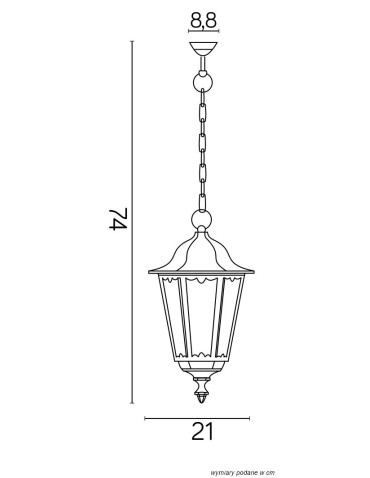 SU-MA Retro Midi K 1018/1/M Pendant. - product 2