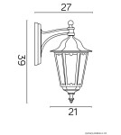 SU-MA Retro Midi K 3012/1/M d Wall lamp.