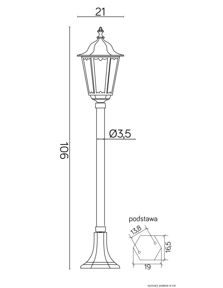 SU-MA Retro Midi K 5002/2 M (106 cm) Standing.