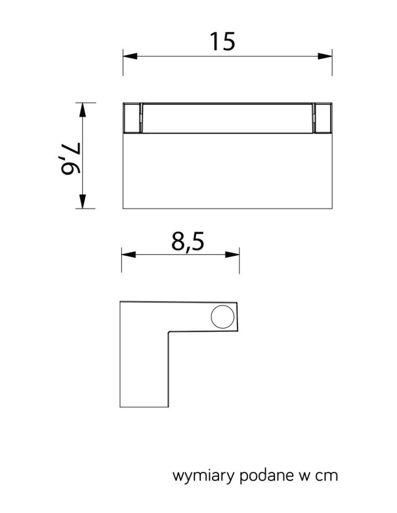 SU-MA Rota wall lamp 18xSMD LED, 10W, 230V RT-K100