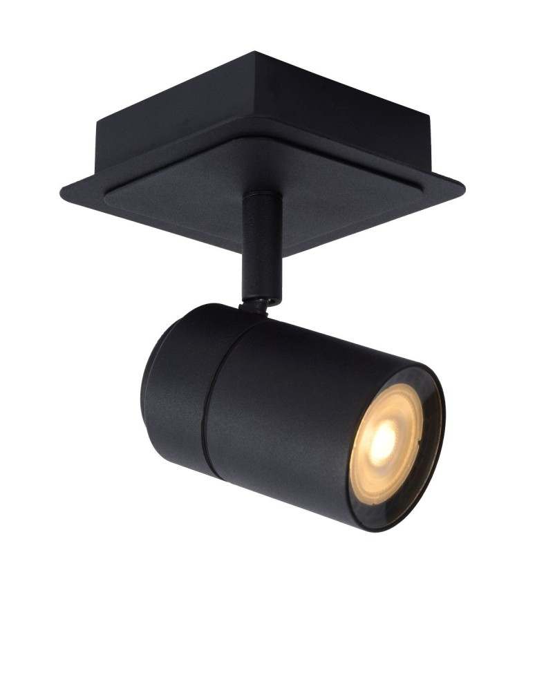 Ceiling spotlights - Lucide LENNERT Wall lamp 1xGU10 black 26958/05/30 - product kolory-swiatla.pl 1