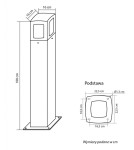 SU-MA Tales TL-1000 IP65 E27 max 100W, 230 V
