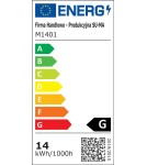 SU-MA Tin kinkiet 2xCOB LED, 3W + SMD LED, 6W, 230V M1401 DG
