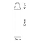 SU-MA Tin kinkiet 2xCOB LED, 3W + SMD LED, 6W, 230V M1401 W