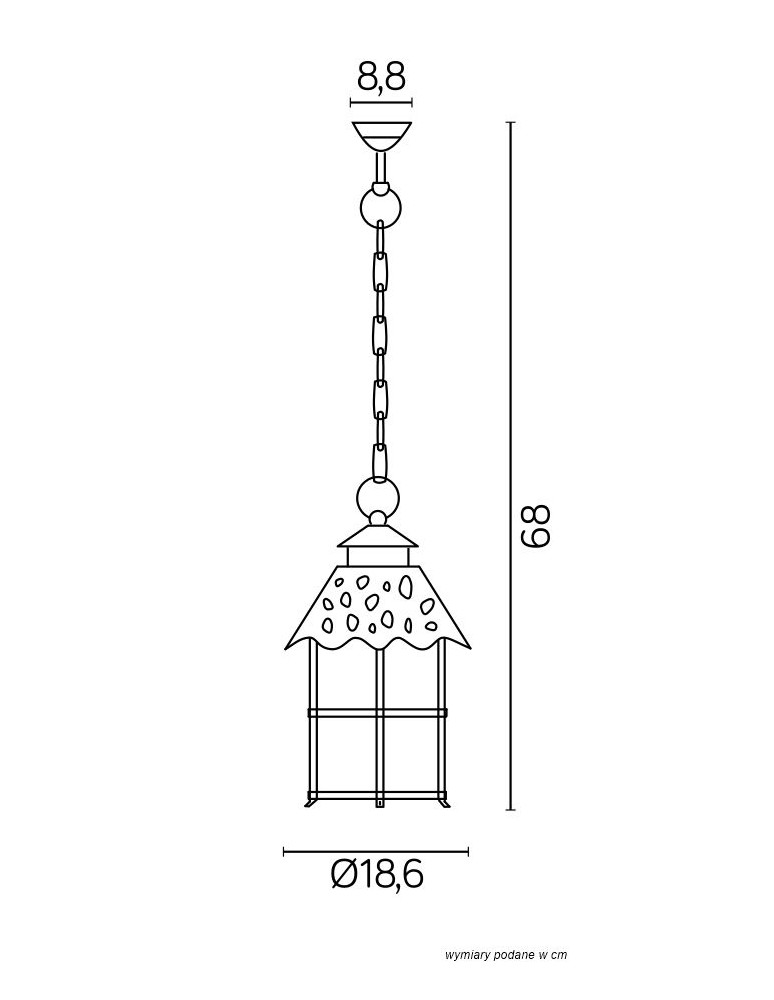 SU-MA Toledo K 1018/1/R Pendant.