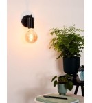 Scandinavian style wall lamps - Lucide LEANNE Wall mounted 1xE27 black 21221/01/30 - product 10