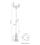 SU-MA Venice E27, 2x60W, 230V OGMWN 2 KW