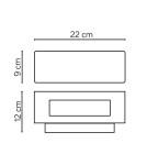 SU-MA Zen ZN-K100 IP54 E27, 1 x 18 W, 230 V