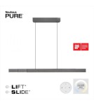 Pendant lamps over desk - Paul Neuhaus Pure-Moto-Rise Pendant with Adjustable Height, Width, and Color of Light by Remote Control Dark Gray 2545-15 - product 3