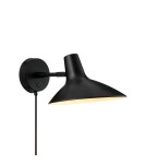 DFTP by Nordlux Darci Short Ścienna Czarny 2320221003