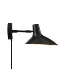 DFTP by Nordlux Darci Short Ścienna Czarny 2320221003