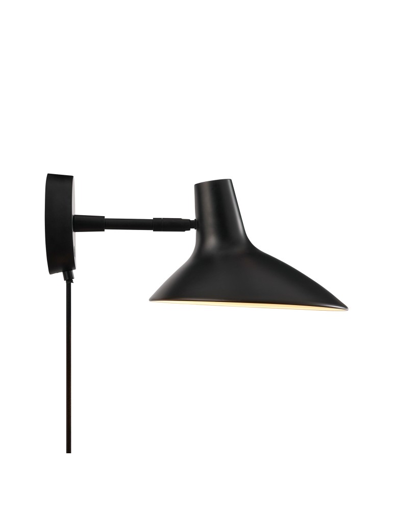 Scandinavian style wall lamps - DFTP by Nordlux Darci Short Wall light Black 2320221003 - product kolory-swiatla.pl 4