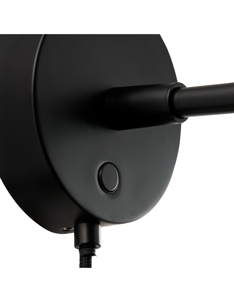 Scandinavian style wall lamps - DFTP by Nordlux Darci Short Wall light Black 2320221003 - product kolory-swiatla.pl 6