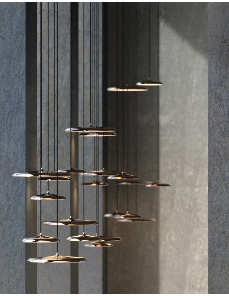 Scandinavian style pendant lamps - DFTP by Nordlux Artist 25 Pendant Grey 2420203010 - product kolory-swiatla.pl 3