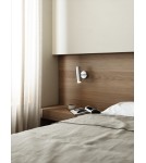 Wall lamps for bedrooms - DFTP by Nordlux MIB 6 Wall light Chrome 61681033 - product 1