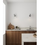 Wall lamps for bedrooms - DFTP by Nordlux MIB 6 Wall light Chrome 61681033 - product 2
