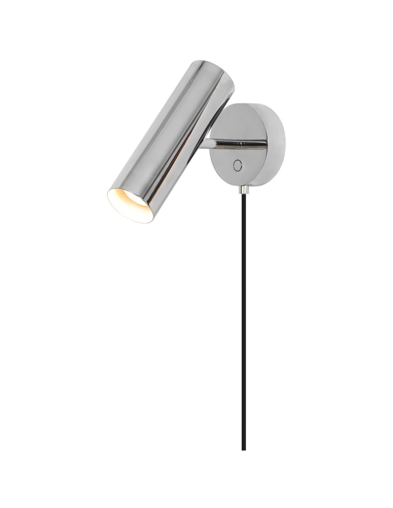 Wall lamps for bedrooms - DFTP by Nordlux MIB 6 Wall light Chrome 61681033 - product kolory-swiatla.pl 4