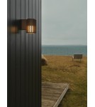 Outdoor wall lamps - Nordlux Aludra Wall light Seaside brown metallic 2118011261 - product 1
