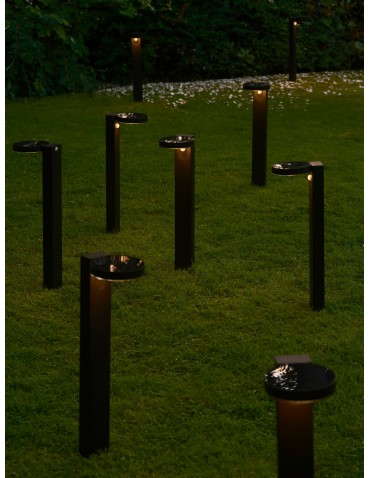Nordlux Rica Okrągła Solar Lampa Ogrodowa Czarny Ogrodowa/Zewnętrzna 2118158003 - produkt 2