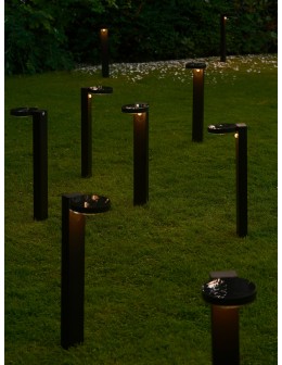 Nordlux Rica Okrągła Solar Lampa Ogrodowa Czarny Ogrodowa/Zewnętrzna 2118158003 - produkt 2