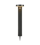 Nordlux Rica Okrągła Solar Lampa Ogrodowa Czarny Ogrodowa/Zewnętrzna 2118158003