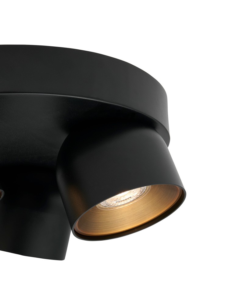 Adjustable ceiling lamps - spots - Nordlux Pitcher 3-Rondel Spot light Black 2310420103 - product kolory-swiatla.pl 5
