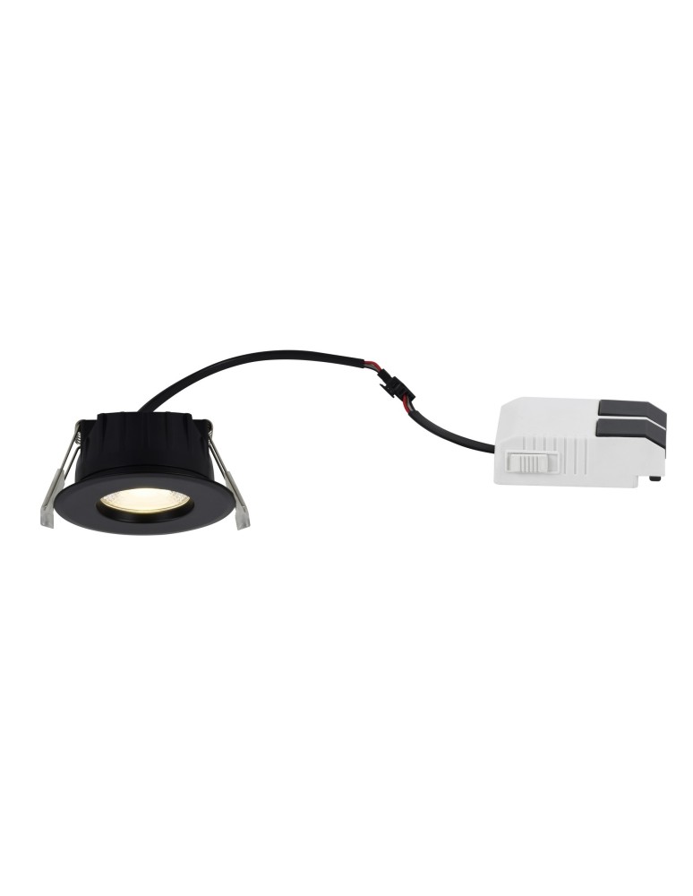 Flush-mounted hermetic lamps - Nordlux Rosalee Downlight Black 2410200103 - product kolory-swiatla.pl 5
