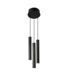 Pendant tube lamps - Nordlux Vico 3-Rondel Pendant Black 2412123003 - product 2
