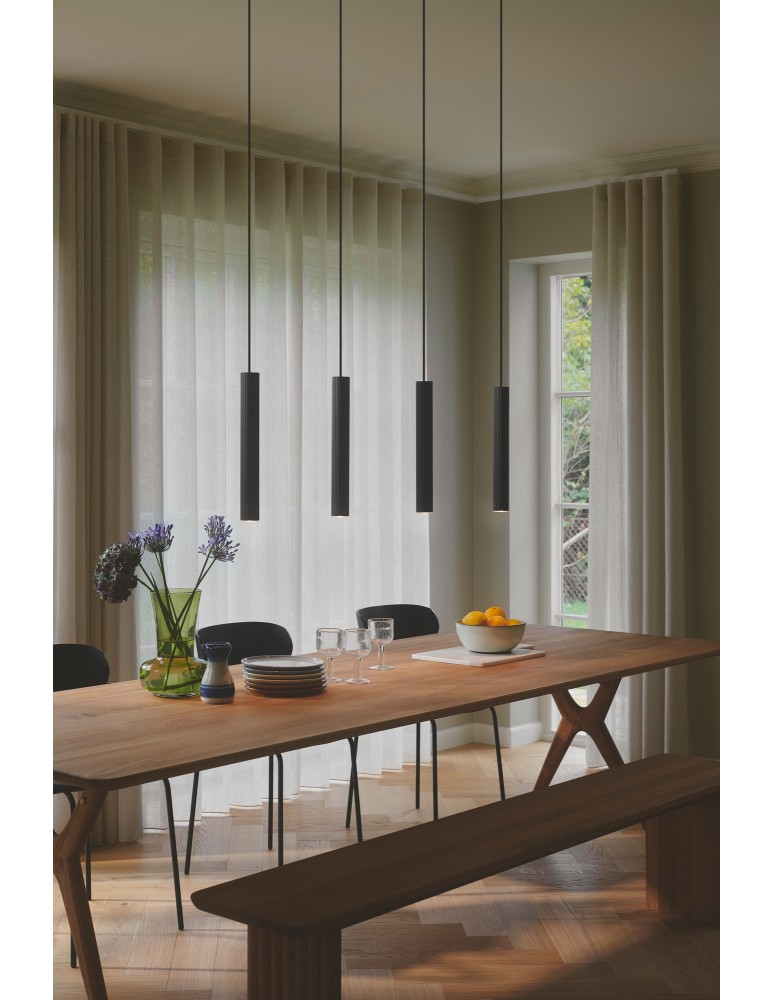 Nordlux Vico 4-Rail Wisząca Czarny 2412143003