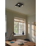 Adjustable ceiling lamps - spots - Nordlux Clyde 4-Spot Ceiling light Black 2412256003 - product 1