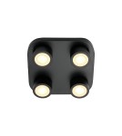 Adjustable ceiling lamps - spots - Nordlux Clyde 4-Spot Ceiling light Black 2412256003 - product 2