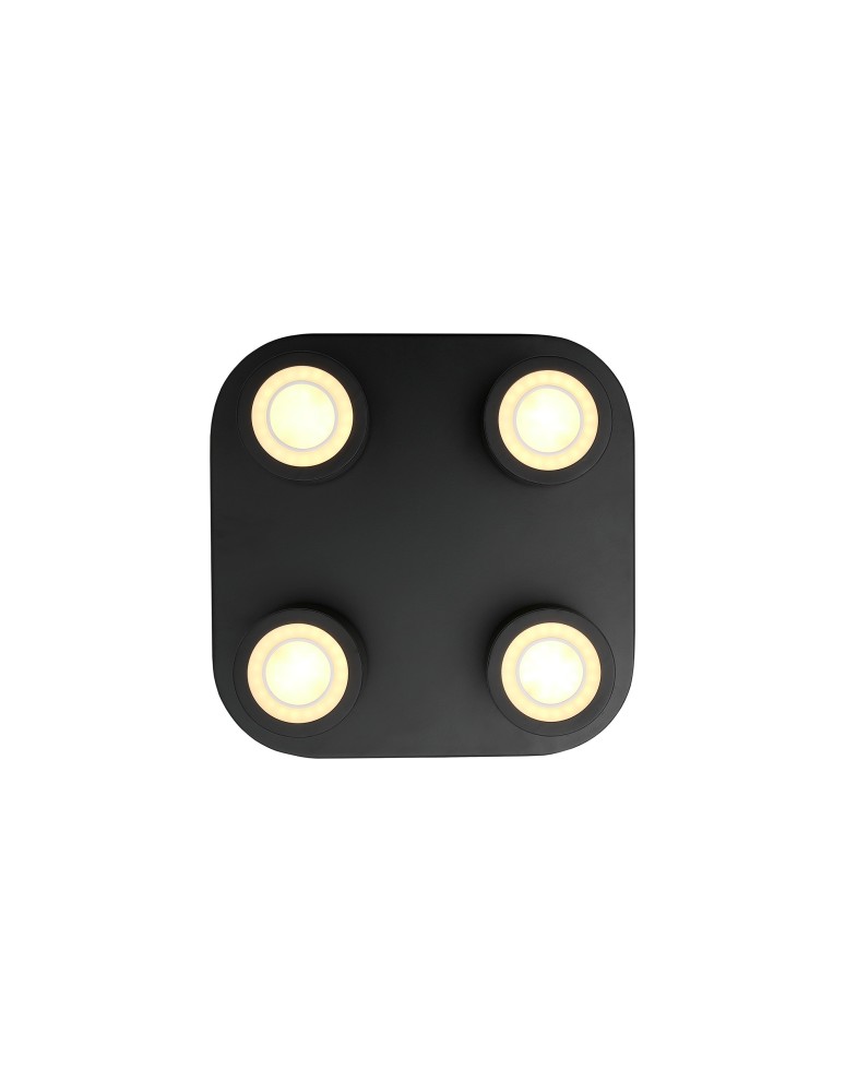Nordlux Clyde 4-Spot Lampa Sufitowa Czarny 2412256003