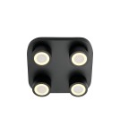 Nordlux Clyde 4-Spot Lampa Sufitowa Czarny 2412256003