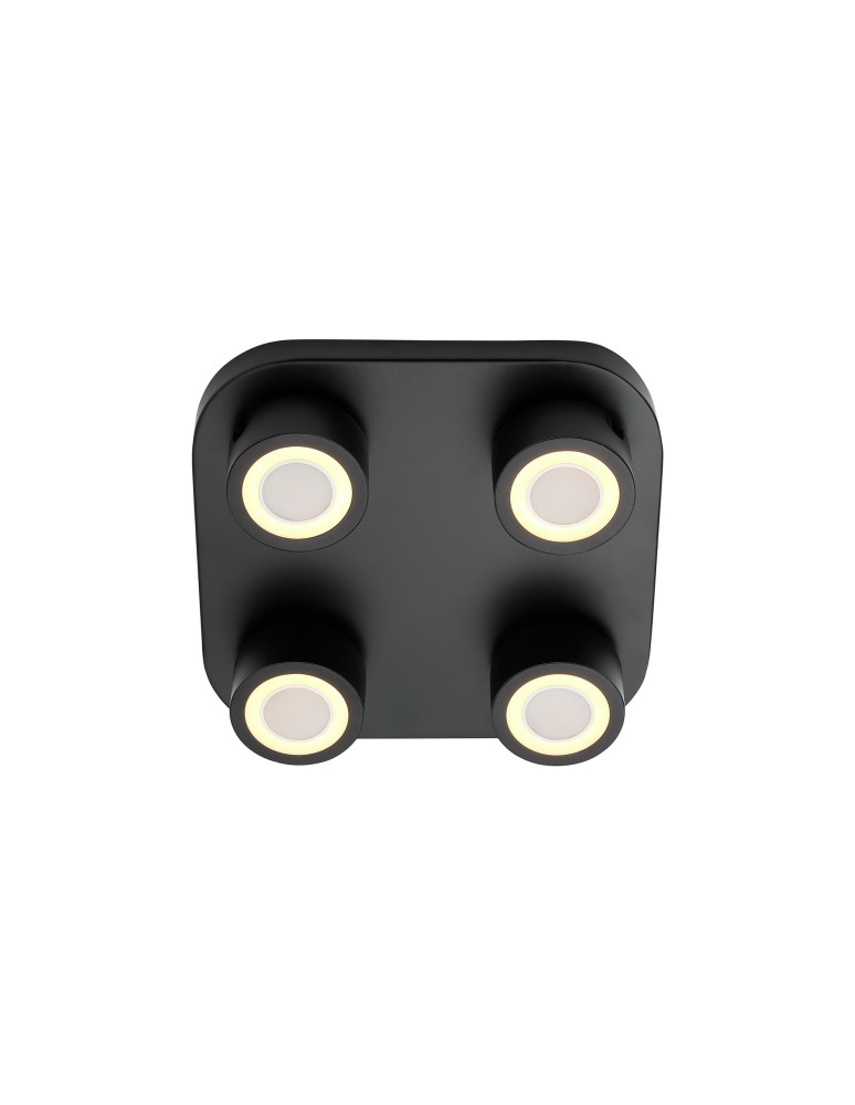 Adjustable ceiling lamps - spots - Nordlux Clyde 4-Spot Ceiling light Black 2412256003 - product kolory-swiatla.pl 6