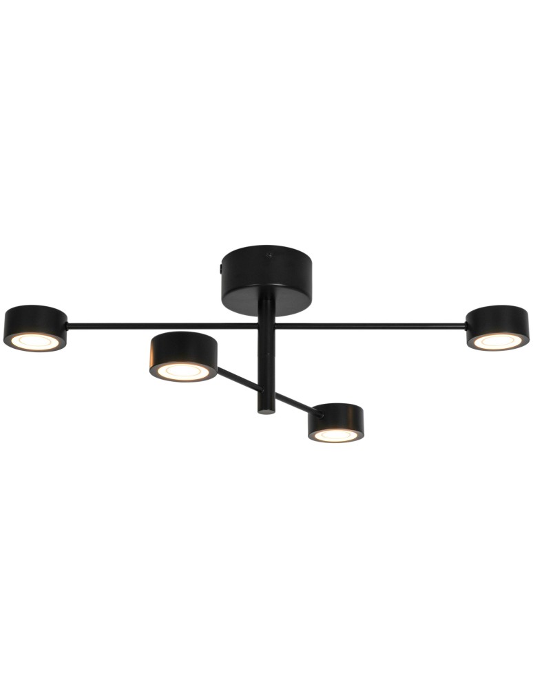 LED ceiling lamps - Nordlux Clyde Flex 4-Rail Spot light Black 2412260103 - product kolory-swiatla.pl 2