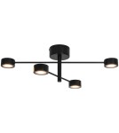 LED ceiling lamps - Nordlux Clyde Flex 4-Rail Spot light Black 2412260103 - product 3