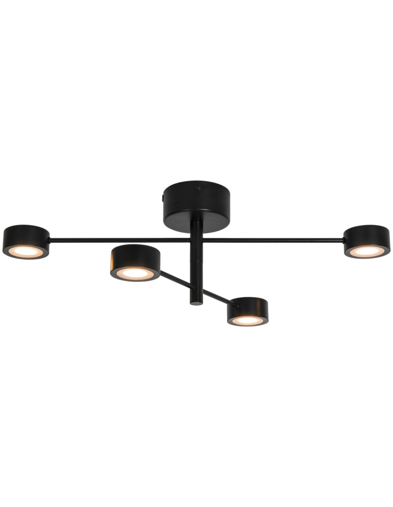 LED ceiling lamps - Nordlux Clyde Flex 4-Rail Spot light Black 2412260103 - product kolory-swiatla.pl 3